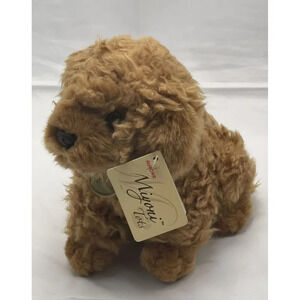 Miyoni Tots 8" Brown Plush Poodle Puppy Dog by Aurora